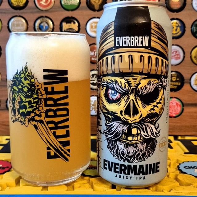 Cerveja Evermaine - Juicy IPA Cervejaria Everbrew lata 473ml.