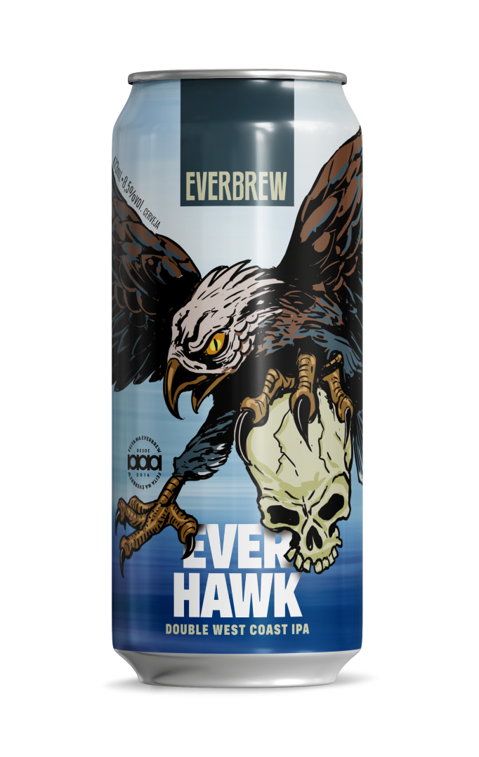 Cerveja Everhawk lata 473ml